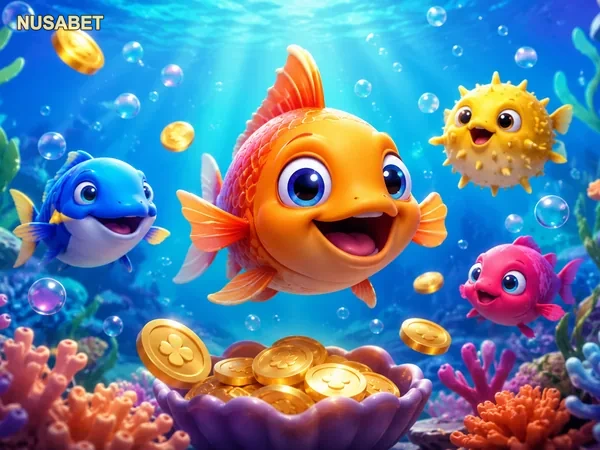 Visual aksi memancing dalam Dragon Fishing 2